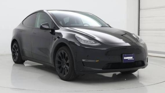 TESLA MODEL Y 2021 5YJYGDED9MF124163 image